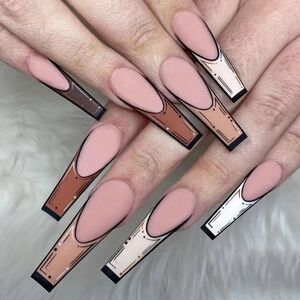 XL press on nails